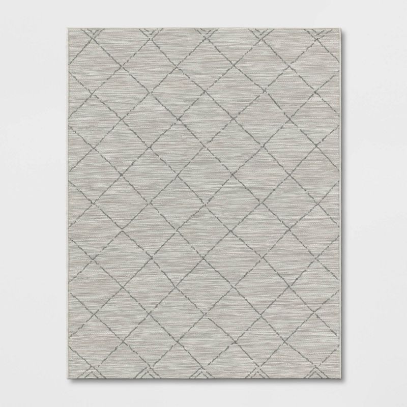 Photo 1 of 8' X 10' Mira Geometric Diamond Indoor/Outdoor Rug - Threshold™
