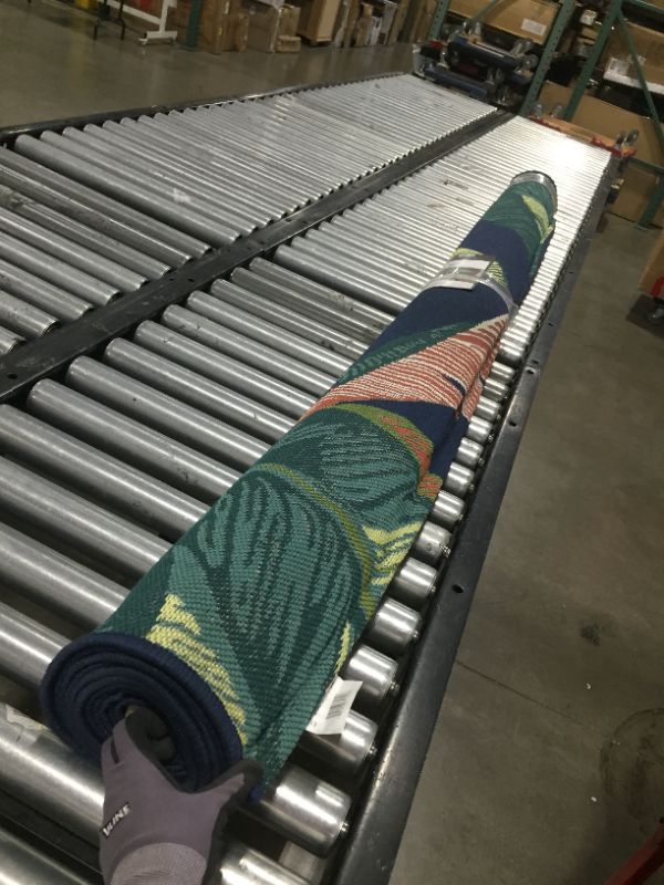 Photo 1 of 7' X 10' Outdoor Rug Banana Leaf - Threshold™
