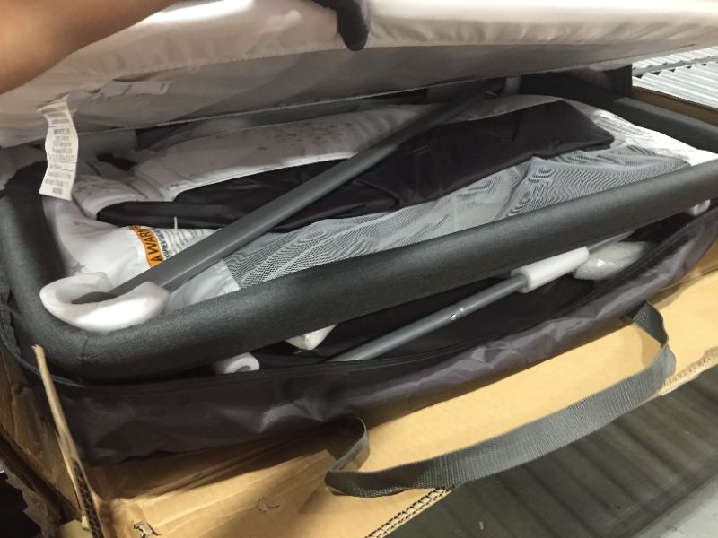 Photo 1 of Dream On Me Skylar Bassinet and Beside Sleeper, JPMA Certified, Carry Bag Included, Black
