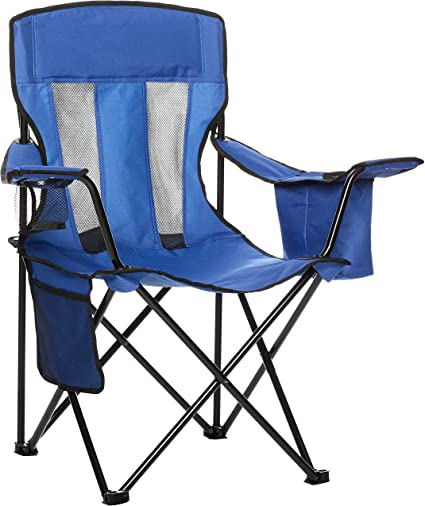 Photo 1 of Amazon Basics Portable Folding Camping Chair with Carrying Bag
