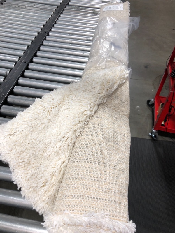 Photo 2 of 5'1"x6'9" Solid Eyelash Woven Shag Rug - Project 62