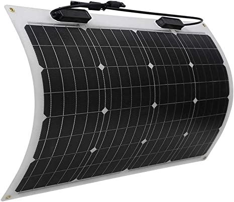 Photo 1 of Renogy Flexible Solar Panel 50 Watt 12 Volt Monocrystalline Semi-Flexible Bendable Mono Off-Grid Charger for Marine RV Cabin Van Car Uneven Surfaces
