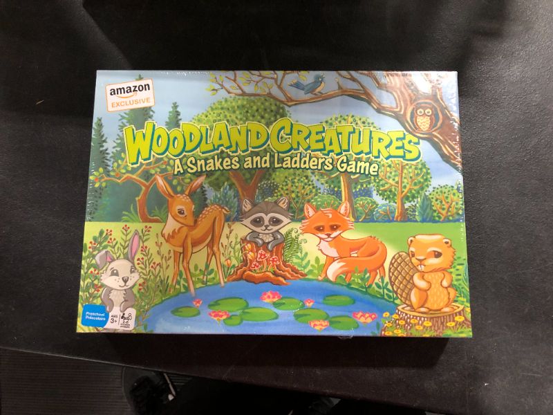 Photo 2 of Woodland Creatures Snakes And Ladders Kids Board Game Brand NEW Sealed
