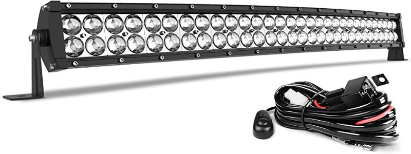 Photo 1 of AUTOSAVER88 LED Light Bar 4D 32 Inch Curved Led Work Light 300W with 10ft Wiring Harness Kit, 30000LM Offroad Driving Fog Lamp Marine Boating Lights IP68 Waterproof Spot & Flood Combo Beam
