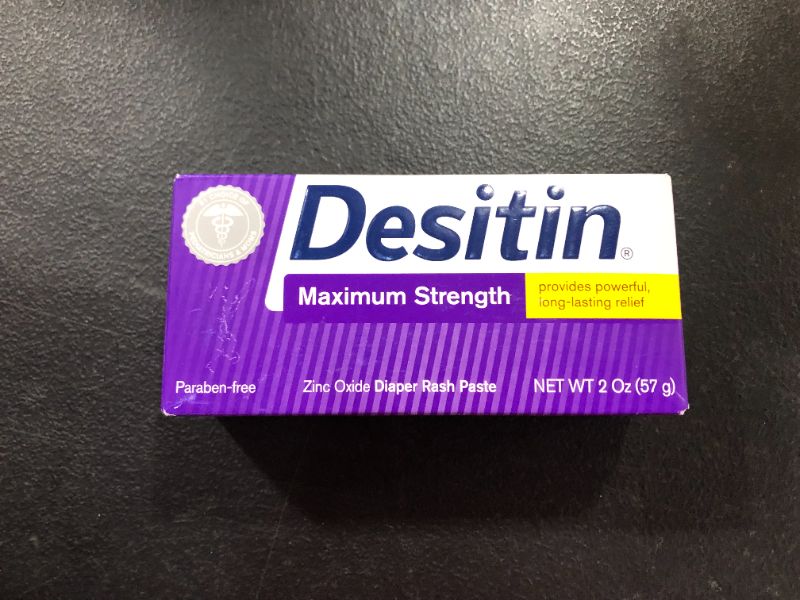 Photo 2 of Desitin Maximum Strength, Diaper Rash paste with Zinc Oxide , 2 Oz (57 g)
