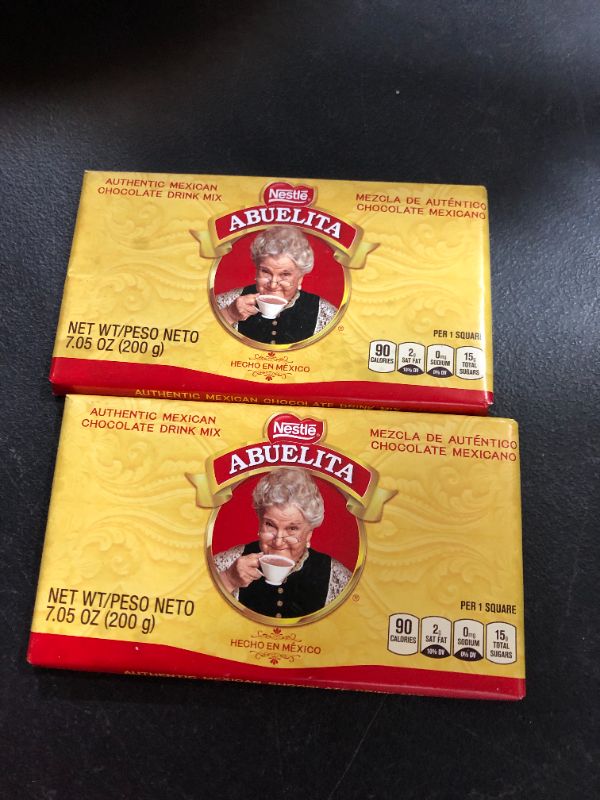 Photo 2 of (2 PACK) Nestle Abuelita Authentic Mexican Hot Chocolate Drink Mix Bar 7.05 Oz.
