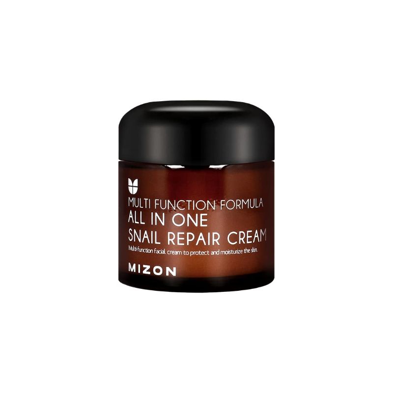 Photo 1 of MIZON Snail Repair Cream, Face Moisturizer with Snail Mucin Extract, All in One Snail Repair Cream, Recovery Cream, Korean Skincare, Wrinkle & Blemish Care (2.53 Fl Oz (Pack of 1))
