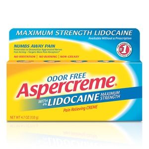 Photo 1 of Aspercreme with 4% Lidocaine Pain Relief Cream - 4.3 Oz
