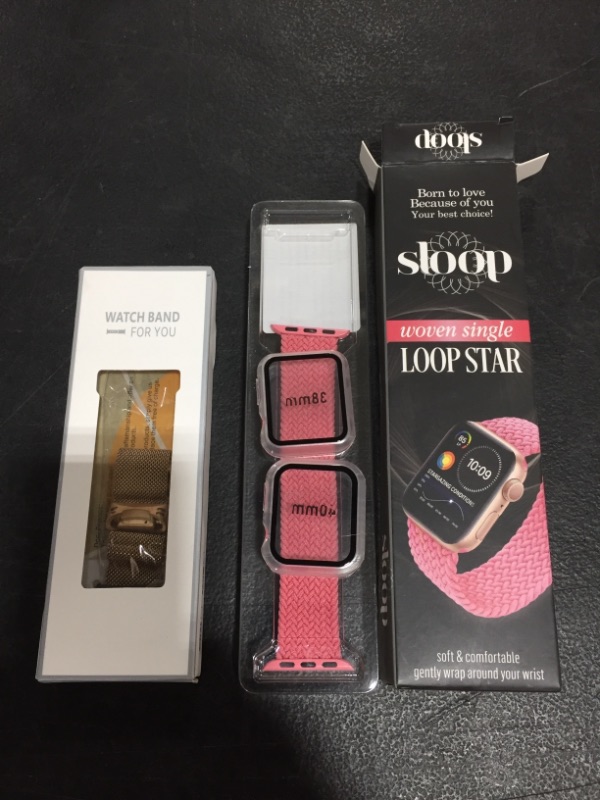 Photo 1 of VARIOUS SMARTWATCH WATCH BANDS, LOT OF 2.