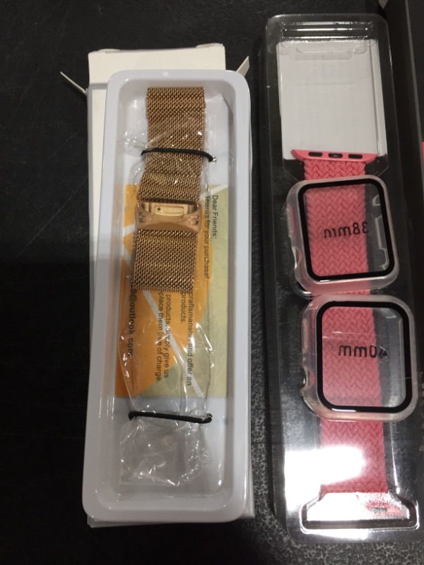 Photo 2 of VARIOUS SMARTWATCH WATCH BANDS, LOT OF 2.