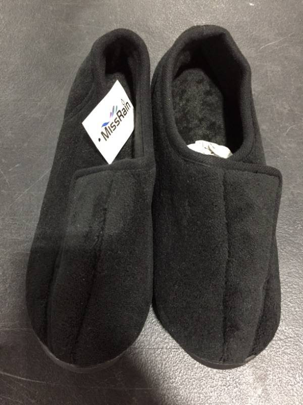 Photo 1 of Git-up Women Memory Foam Diabetic Slippers Arthritis Edema Adjustable Closed Toe Swollen Feet Slippers Comfortable House Indoor Outdoor Shoes with Rubber Sole
BLACK. SIZE 10.