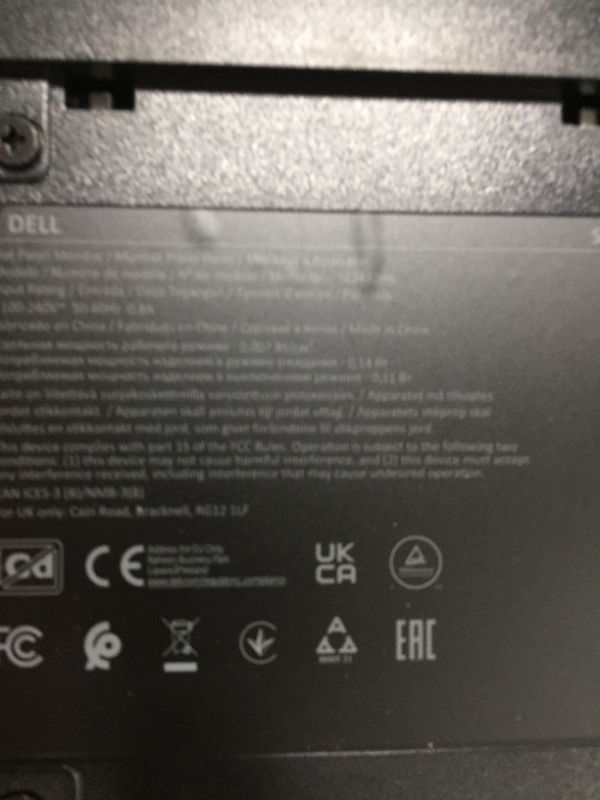 Photo 2 of Dell SE2422HX - 23.8-inch FHD (1920 x 1080) 16:9 Monitor with Comfortview (TUV-Certified), 75Hz Refresh Rate, 16.7 Million Colors, Anti-Glare with 3H Hardness, Black
