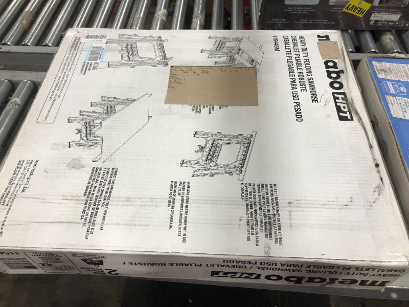 Photo 2 of METABO HPT 27 In. Plastic Sawhorse (2-Pack)