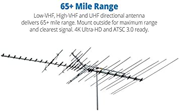 Photo 2 of HD8200A Long Range VHF/UHF Outdoor HDTV Antenna - 65+ Mile Range
