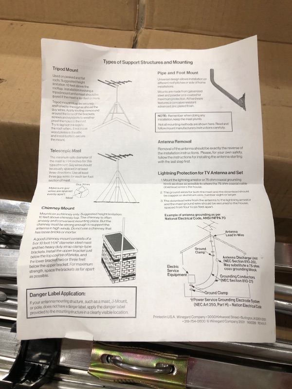 Photo 5 of HD8200A Long Range VHF/UHF Outdoor HDTV Antenna - 65+ Mile Range
