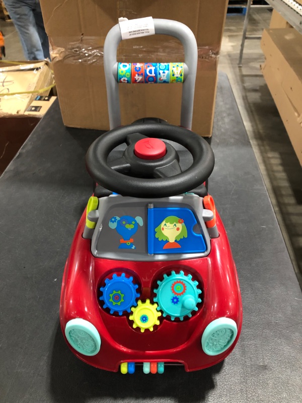 Photo 3 of Radio Flyer Busy Buggy, Sit to Stand Toddler Ride On Toy, Ages 1-3, Red
