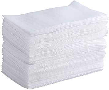 Photo 2 of 100 Pack 7.5”x 12" Foam Wrap Cushion Pouches (0.75mmThickness), Extra 5 Pack Fragile Stickers Labels(60 pcs) - Protect Dishes, Glasses, Porcelain & Fragile Items, for Moving, Packing. LOT OF 2.
