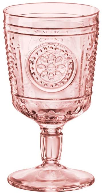 Photo 1 of Bormioli Rocco Romantic Stemware Glass, Set of 3, 3 Count (Pack of 1), Cotton Candy
