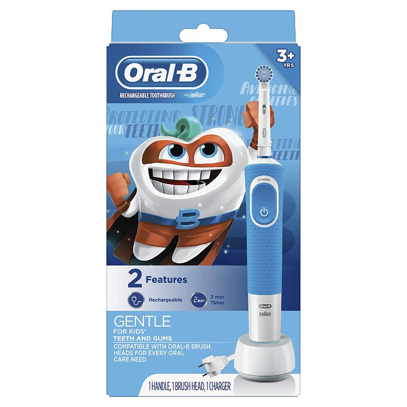 Photo 1 of Oral-B Kids Electric Toothbrush with Sensitive Brush Head and Timer, for Kids 3+ 
