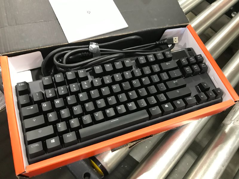 Photo 2 of SteelSeries Apex Pro TKL Mechanical Gaming Keyboard – World’s Fastest Mechanical Switches – OLED Smart Display – Compact Form Factor – RGB Backlit
