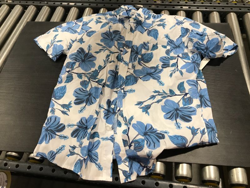 Photo 1 of amazon essentials mens floral shirt--- size large