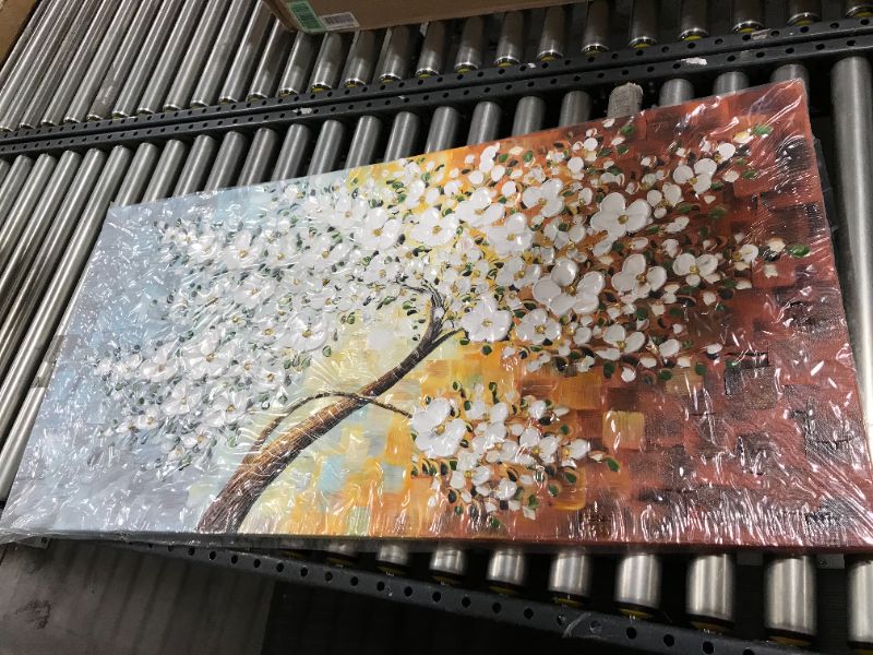 Photo 1 of ArtWall Susanna Shaposhnikova's Warmer, Gallery Wrapped Floater-framed Canvas - 24in x 48in
