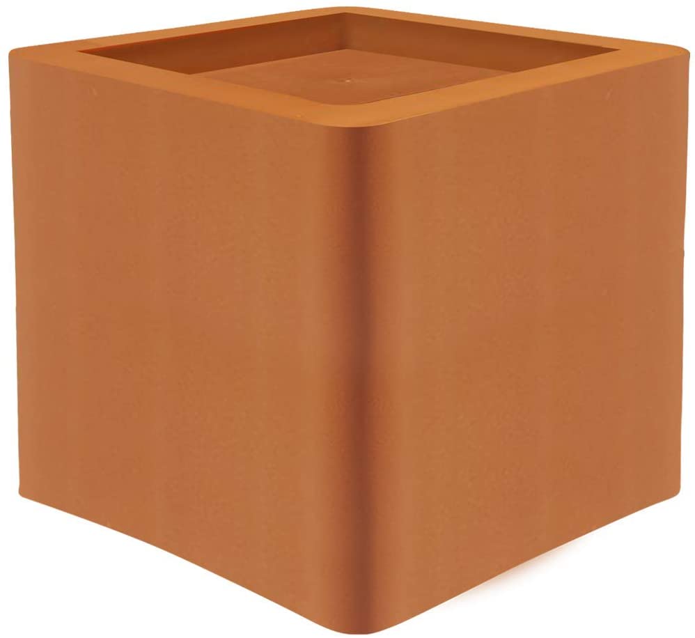 Photo 1 of  5 Inch Bed Risers - Fits Huge 5.5 Inch Bed or Furniture Post, Creates an Additional 5 Inches of Height or Storage! Table, Chair, Desk or Sofa Riser (4, 5 Inch Brown)
