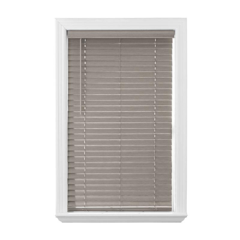 Photo 1 of 23*64in  Cordless 2in Premium Faux Wood Blind Gray