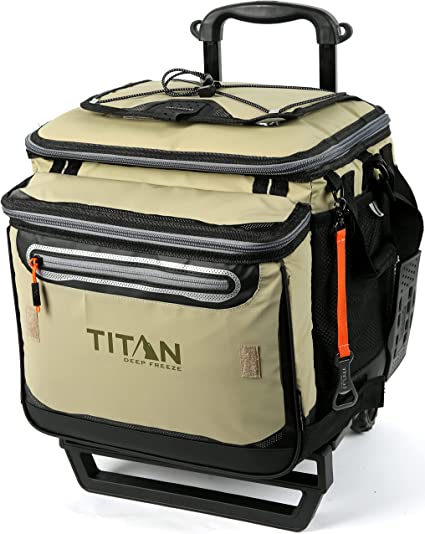 Photo 1 of Arctic Zone Titan Deep Freeze 60 (50+10) Can Collapsible Rolling Cooler with Wheels and All-Terrain Cart