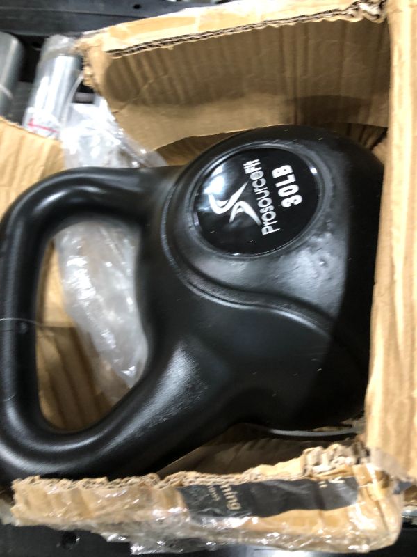 Photo 1 of 30lb Plastic Vinyl Kettlebell