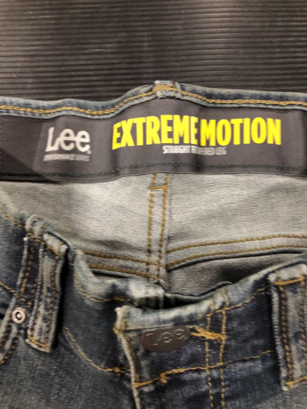 Photo 3 of Lee Men's Performance Series Extreme Motion Straight Fit Tapered Leg Jean [29Wx30L]
