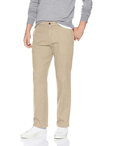 Photo 1 of Amazon Essentials Men's Relaxed-Fit Casual Stretch, Khaki, 32W X 32L
