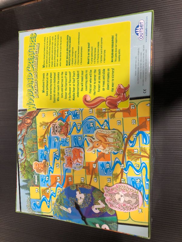 Photo 3 of Woodland Creatures Snakes and Ladders Game