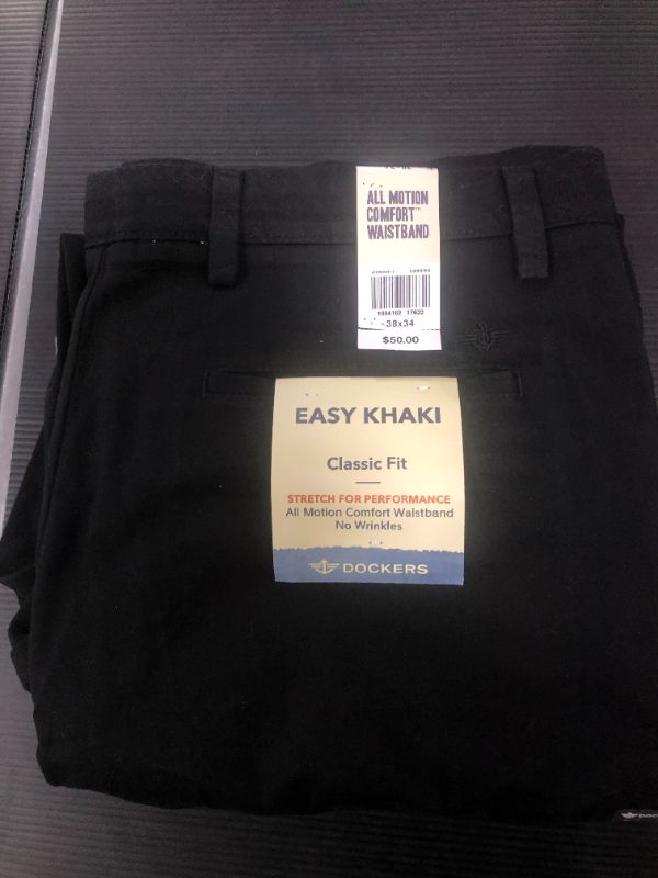 Photo 2 of Dockers Men's Easy Classic Fit Khaki Stretch Pants [Size 38x34]
