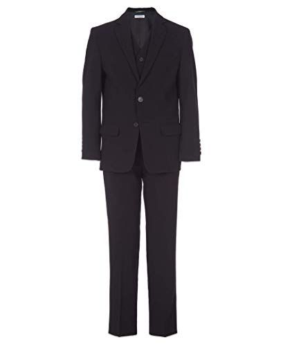 Photo 1 of Calvin Klein Boys' Big 3-Piece Formal Suit Set, Deep Black, [Size 12]