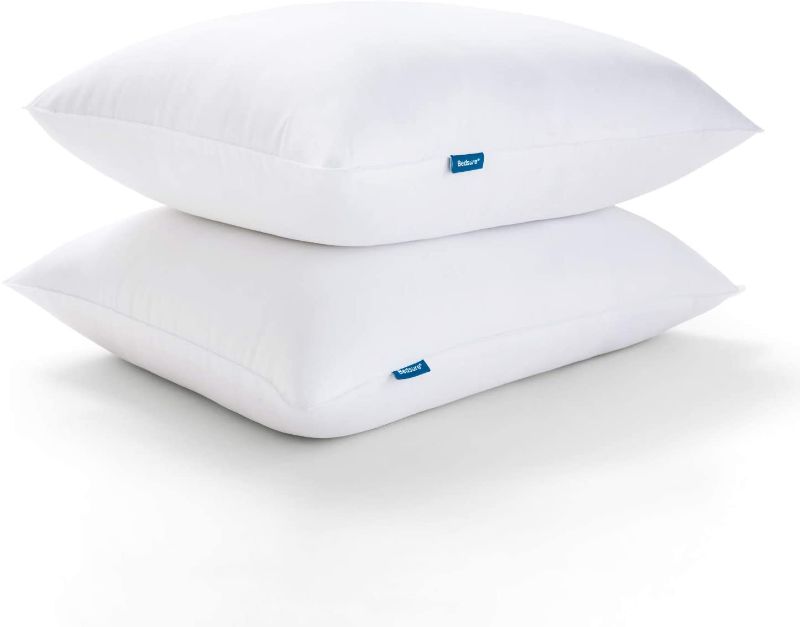 Photo 1 of Bedsure Standard Pillows for Sleeping - Premium Down Alternative Hotel Pillows - Soft Bed Pillows 2 Pack for Side and Back Sleeper (20x26 inches)
