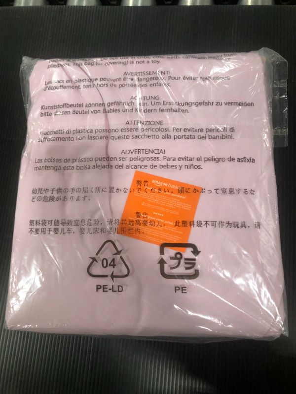Photo 1 of Amazon Basics Kid's Sheet Set - Soft, Easy-Wash Lightweight Microfiber - Full, Light Pink