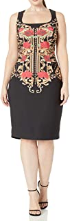 Photo 2 of City Chic Women's Apparel Women's Plus Size Fitted Dress with Floral Detail Print [Size 14]