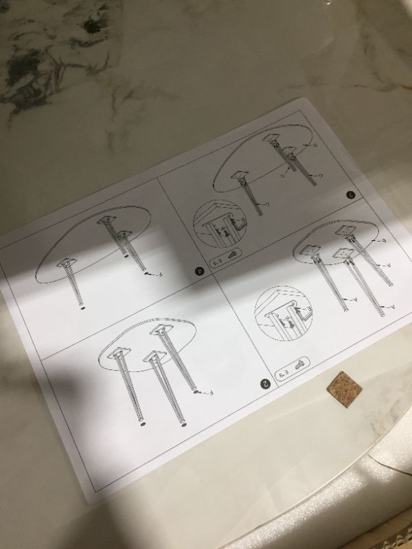 Photo 1 of 2PCS Large Nest Coffee Tables 110cm 60cm Nesting Sintered Stone Tables
