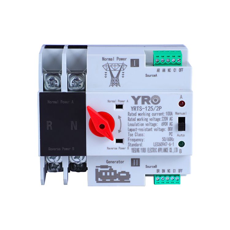 Photo 1 of 110V/220V Household dual power ATS automatic transfer switch 32A 2P Dual Power Switches
