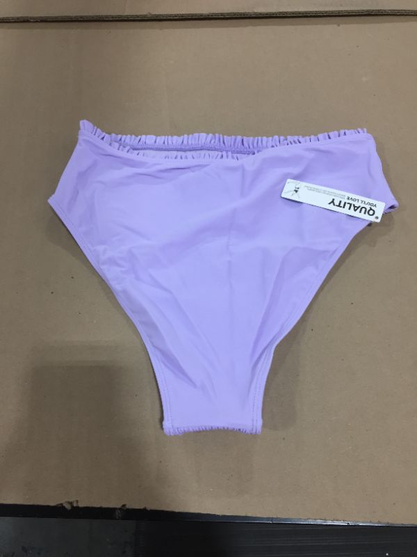 Photo 1 of Size L, purple bikini bottom 