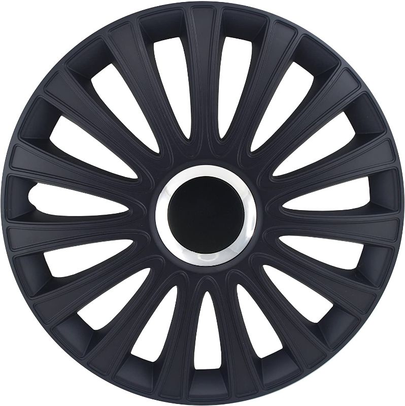 Photo 1 of Alpena 58288 Le Mans Matte Black Wheel Cover Kit - 17-Inch - Pack of 4
