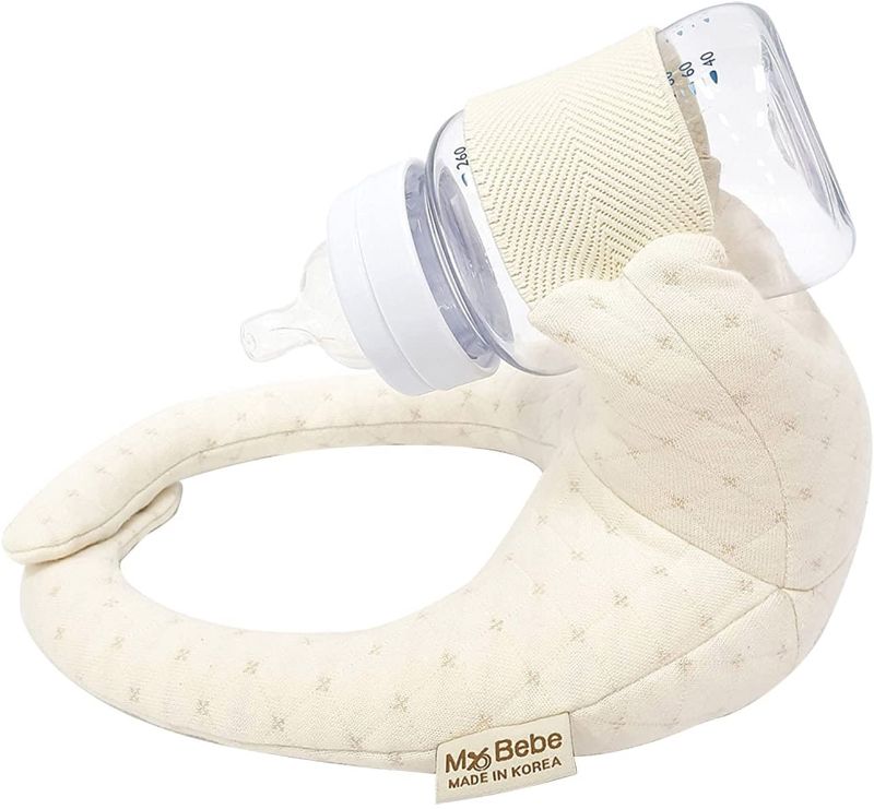 Photo 1 of My Bebe Baby Self Feeding Cushion, Baby Self Feeding Pillow, Baby Feeding Bottle Holder, Bottle Feed, Newborn Baby, Small, 3.5 Ounce
