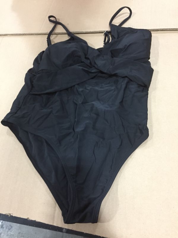 Photo 1 of Black one piece bathing suit, Size XL