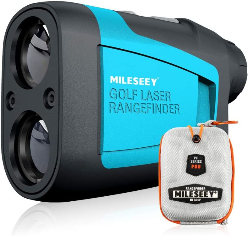 Photo 1 of MiLESEEY Professional Precision 660Yards Golf Range Finder Devices with Slope Compensation,±0.55yard Accuracy,Flag Pin Lock,6X Magnification,Distance/Angle/Speed Measurement for Golf
