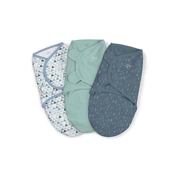 Photo 1 of SwaddleMe Boys' Swaddle Blankets - Blue Mountaineer SwaddleMe Original Wearable Blanket Set, 3-6 m