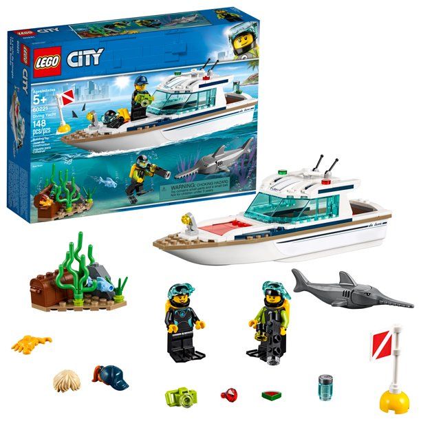 Photo 1 of LEGO City Great Vehicles Diving Yacht 60221
