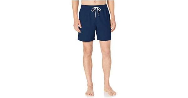 Photo 1 of Essentials Men's 7" Swim Trunk,Navy,Medium
