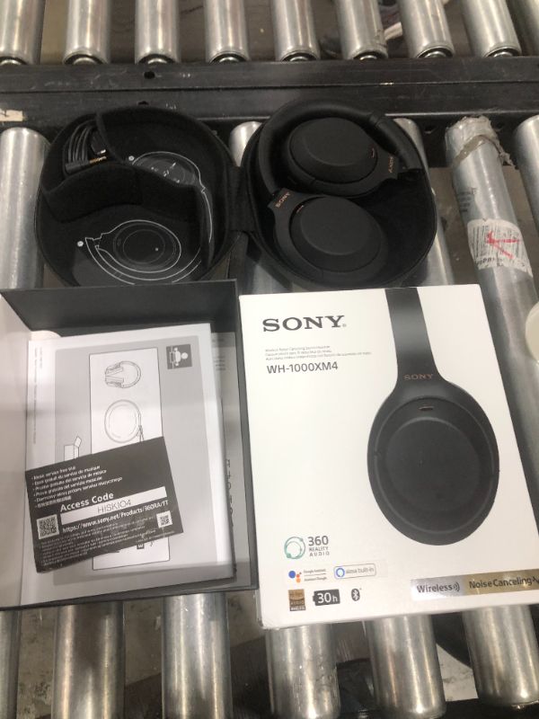 Photo 2 of Sony WH-1000XM4 Wireless Noise-Cancelling Headphones | Black
