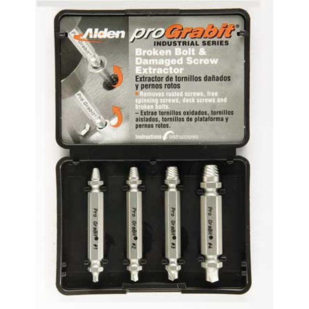 Photo 1 of ALDEN 8440P Drill/Extractor Set,4 PC,#4-3/8 in Cap
